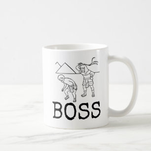 おもしろいボス泡立てコーヒーマグ コーヒーマグカップ