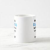 おもしろいボス社会的距離 コーヒーマグカップ (中央)