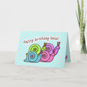 おもしろいボス誕生日スピード&スパゴカード カード