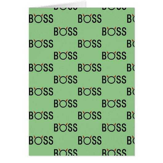 おもしろいボス (正面)