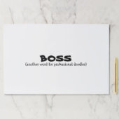 おもしろいボス/Pro Doodlerデスクサイズスクラッチ ペーパーパッド (インサイチュ)