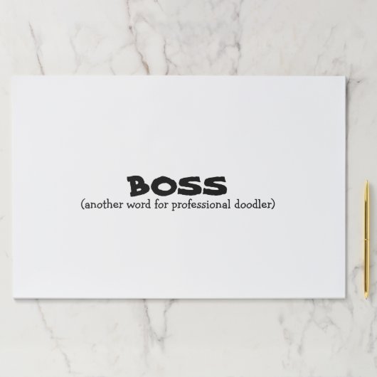 おもしろいボス/Pro Doodlerデスクサイズスクラッチ ペーパーパッド (インサイチュ)
