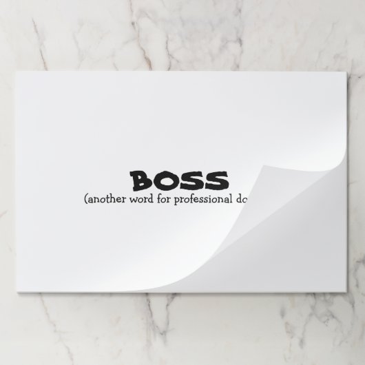 おもしろいボス/Pro Doodlerデスクサイズスクラッチ ペーパーパッド (折り畳み)