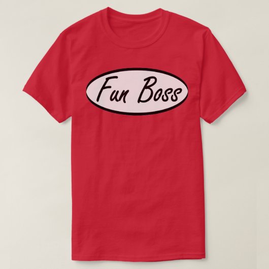 おもしろいボス Tシャツ (デザイン正面)