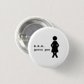 おもしろいボタン 缶バッジ (正面&裏面)