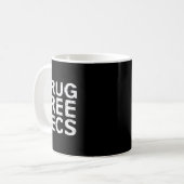 おもしろいボディビルナティ剤フリーPecs コーヒーマグカップ (正面左)