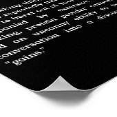 おもしろいボディビル定義1 ポスター (角)