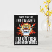 おもしろいボディビル引用文 カード (黄色い花)