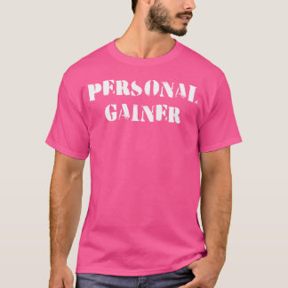 おもしろいボディビル重量挙げパーソナルガイナー Tシャツ