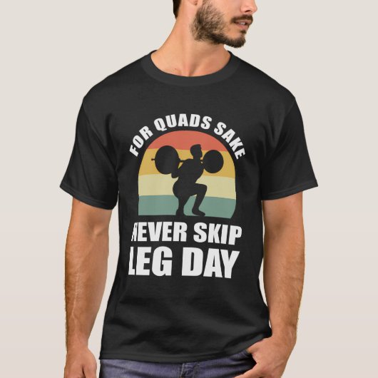 おもしろいボディビル重量挙げ Tシャツ (正面)