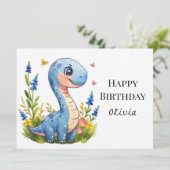 おもしろいボホディノ誕生日 カード (スタンド正面)