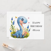 おもしろいボホディノ誕生日 カード (正面/裏面インサイチュ)