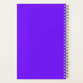 おもしろいボホパープルピンクドリーム捕手ガールウォーター色 ノートブック (裏面)