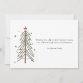 おもしろいボホメリーナイトクリスマスカード (裏面)