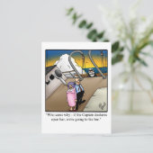 おもしろいボンボヤグルーズグリーティングカード ポストカード (スタンド正面)