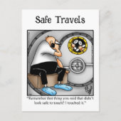 おもしろいボンボヤージユーモアハガキ ポストカード (正面)