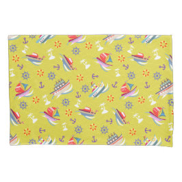 おもしろいボーツグリーンティール（緑がかった色） 枕カバー