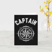 おもしろいボートレトロ航海のギフトクールボートCa カード (黄色い花)