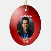 おもしろいボーリングボールクリスマスセラミックオーナメント セラミックオーナメント (右)