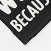 おもしろいボーリング仲間はボーリングTだ フリースブランケット (角)