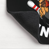 おもしろいボーリング子供へまたは大人のターキーハンター マウスパッド (コーナー)