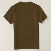 おもしろいボーリング男性への言い訳 Tシャツ (デザイン裏面)
