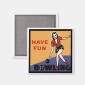 おもしろいボーリング磁石 マグネット (正面/裏面)