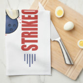 おもしろいボーリング キッチンタオル (四つ折り)