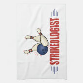 おもしろいボーリング キッチンタオル (縦)