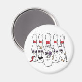 おもしろいボーリング マグネット (正面/裏面)