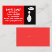 おもしろいボーリング 名刺 (正面/裏面)