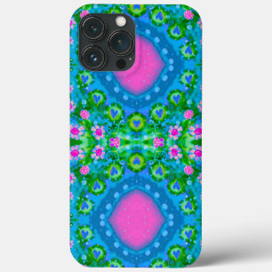 おもしろいボーHoフローラピンクガーリー抽象芸術 iPhone 13 Pro Maxケース