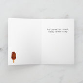 おもしろいポスクールポップ・アートのクル父の日札 カード (内部)