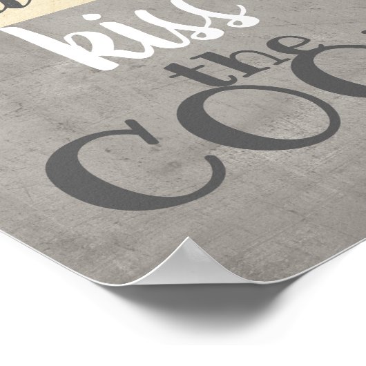 おもしろいポスターキッチン引用文ユーモアキスザ調理師 ポスター (角)