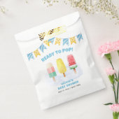 おもしろいポップクル準備アイスポップ・アートのクリームベビーシャワー フェイバーバッグ (封をした状態)