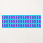 おもしろいポップコーンアニメ未来的宇宙サイバーモール ヨガマット (正面(横))