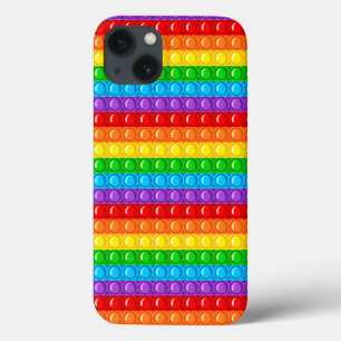おもしろいポップポップ・アートのはレインボーカラフルー iPhone 13ケース