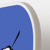 おもしろいポップ・アートのアート漫画ブックスタイル吹き出しロゴ ピックルボールラケット (左詳細)