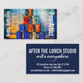 おもしろいポップ・アートのカスタマイズユニーク可能 名刺 (正面/裏面)