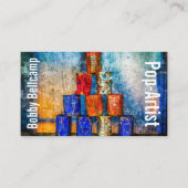 おもしろいポップ・アートのカスタマイズユニーク可能 名刺 (正面)