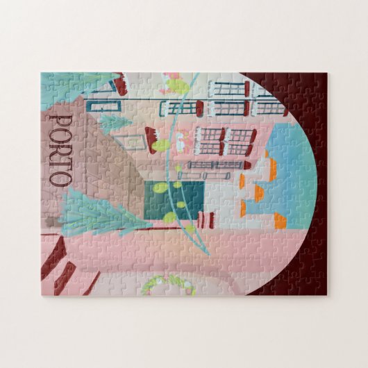 おもしろいポルトポルトガル冬 ジグソーパズル (横)