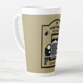 おもしろいマイルストン誕生日ザヒル カフェラテマグ (左アングル)