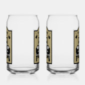 おもしろいマイルストン誕生日ザヒル ガラス缶 (左)