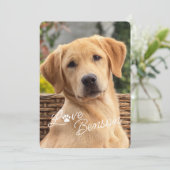 おもしろいマイ最高のフレンド写真ラブポープリント カード (スタンド正面)