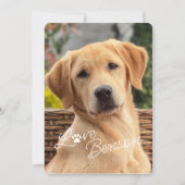 おもしろいマイ最高のフレンド写真ラブポープリント カード (正面)