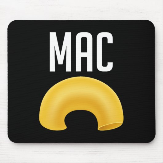 おもしろいマカロニとチーズハロウィーンの衣装 マウスパッド (正面)