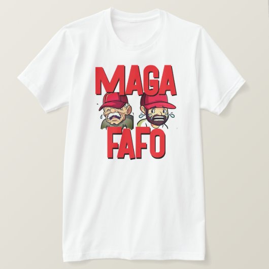 おもしろいマガファフォ Tシャツ (デザイン正面)