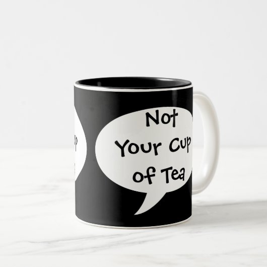 おもしろいマグないあなたのお茶 ツートーンマグカップ (正面右)