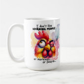 おもしろいマグ コーヒーマグカップ (左)