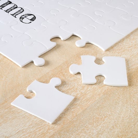 おもしろいマザーズデイレターマ親愛ムタイポグラフィ ジグソーパズル (側面)